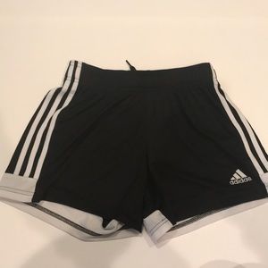 Black adidas shorts